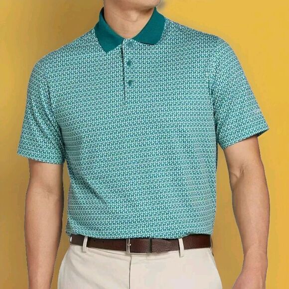 Walter Hagen Men's Clubhouse 19th Hole Golf Polo Shirt Size 2XL NWT A111 UV 30+ - Picture 1 of 5
